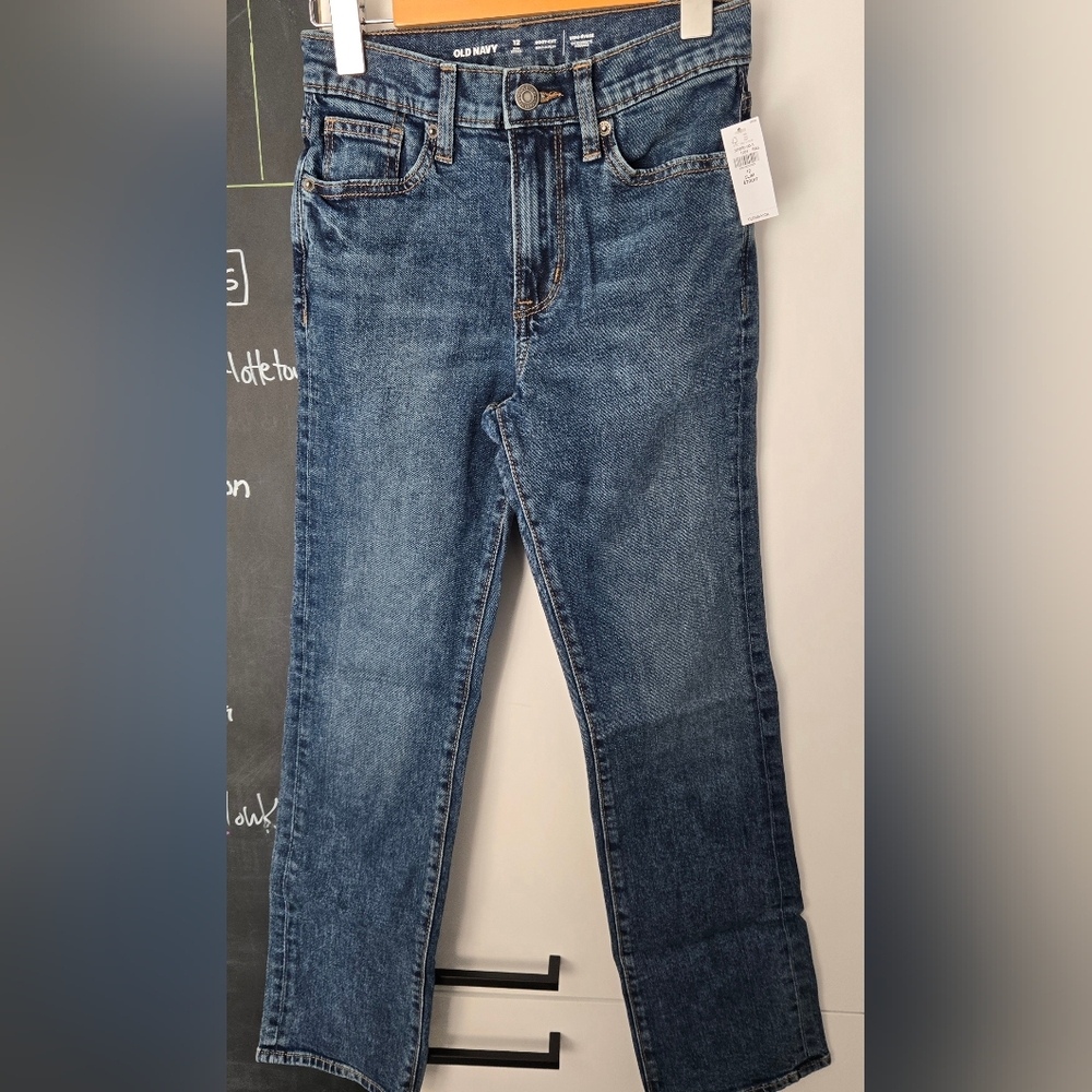 NWT Old Navy Boy's Boy's BootcutJeans - 12 Slim